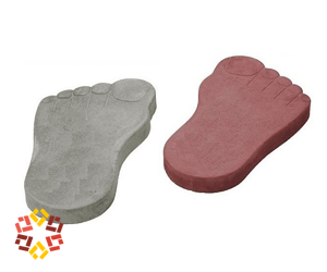 плитка следи великана